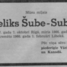 Felikss Šube - Subbe