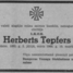 Herberts Tepfers