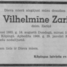 Vilhelmīne Zariņa