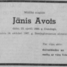Jānis Avots