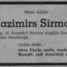 Kazimirs Sirmais