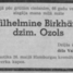 Vilhelmīne Birkhāne