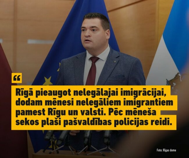 Ratnieks piesaka karu imigrantiem :"Jums ir mēnesis laika pazust no Rīgas un Latvijas!"