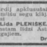 Lida Plenišķe