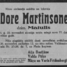 Dore Martinsone