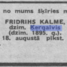 Fridrihs Kalme - Ķergalvis