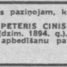 Pēteris Cinis