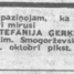 Stefānija Ģerķe