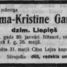 Emma Kristīne Gaņģis