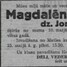 Magdalēna Klabe