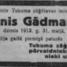 Žanis Gādmanis