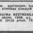 Daina Restberga