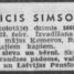 Fricis Simsons