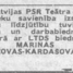 Marina Sizova - Kardašova