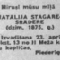 Natālija Stagare - Šrādere