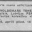 Voldemārs Tone