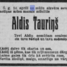 Aldis Tauriņš