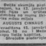 Augusts Cinnaus