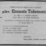 Ernests Tīdemanis