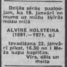 Alvīne Holšteina