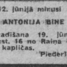 Antonija Bīne