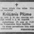Krišjānis Plūme